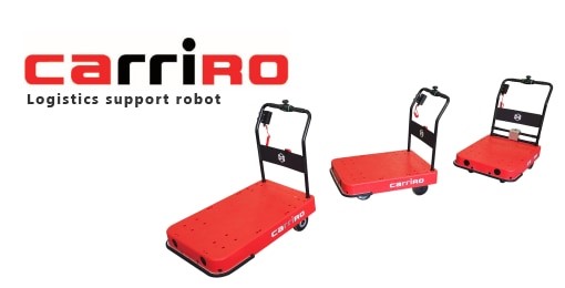 鈴与商事の自動搬送ソリューション 台車型搬送ロボット CarriRo