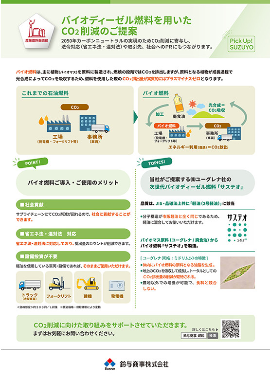 vol.36_バイオディーゼル燃料を用いたCO2削減のご提案　22/04